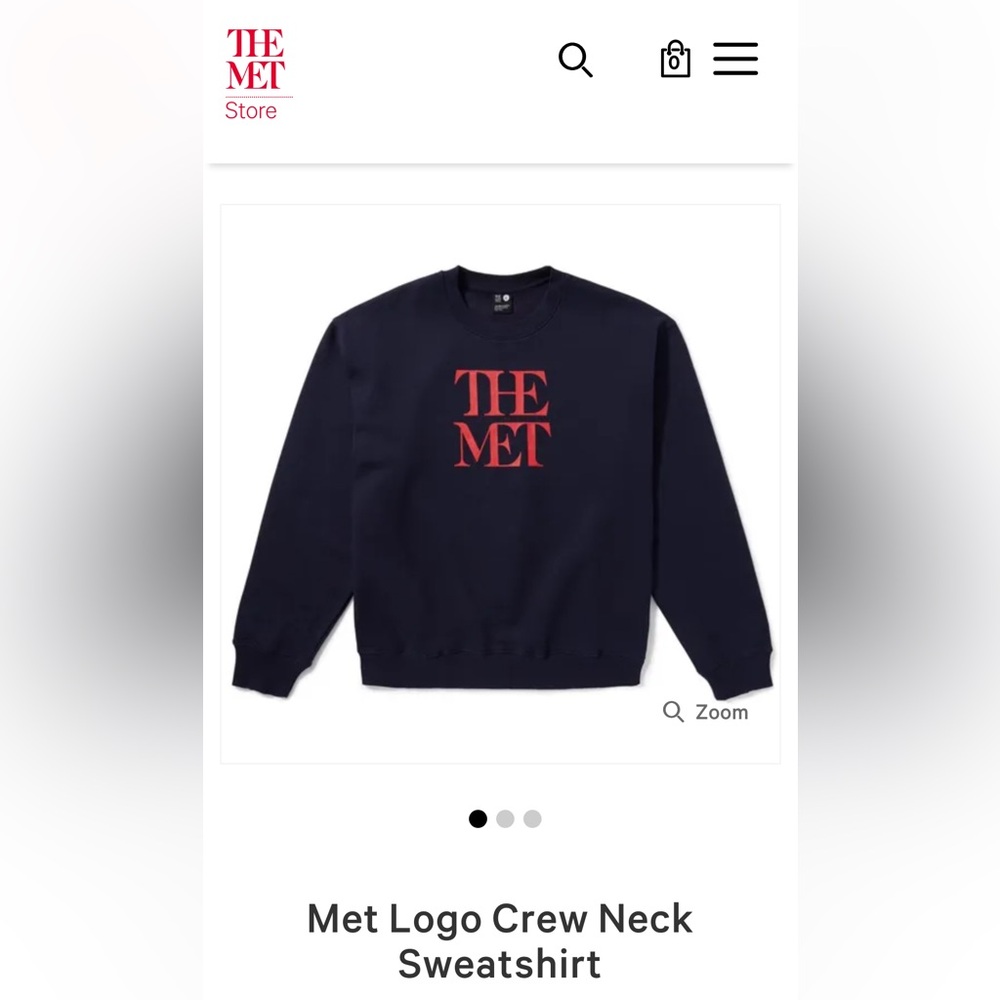 NWOT “The Met” sweatshirt